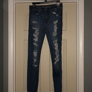 American Eagle ripped jeans